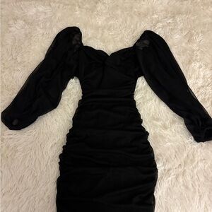 Elegant Black Women's Dress